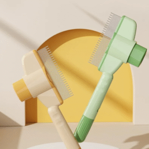 Self-Cleaning Pet Grooming Brush for Dogs & Cats – Hair Remover & Deshedding Tool