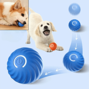 Interactive Rolling Pet Toy Ball – Smart LED Motion Ball for Cats & Small Dogs