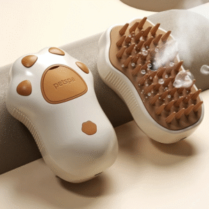 Petspa Electric Paw-Shaped Pet Massager – Relaxation & Grooming Tool for Cats & Dogs